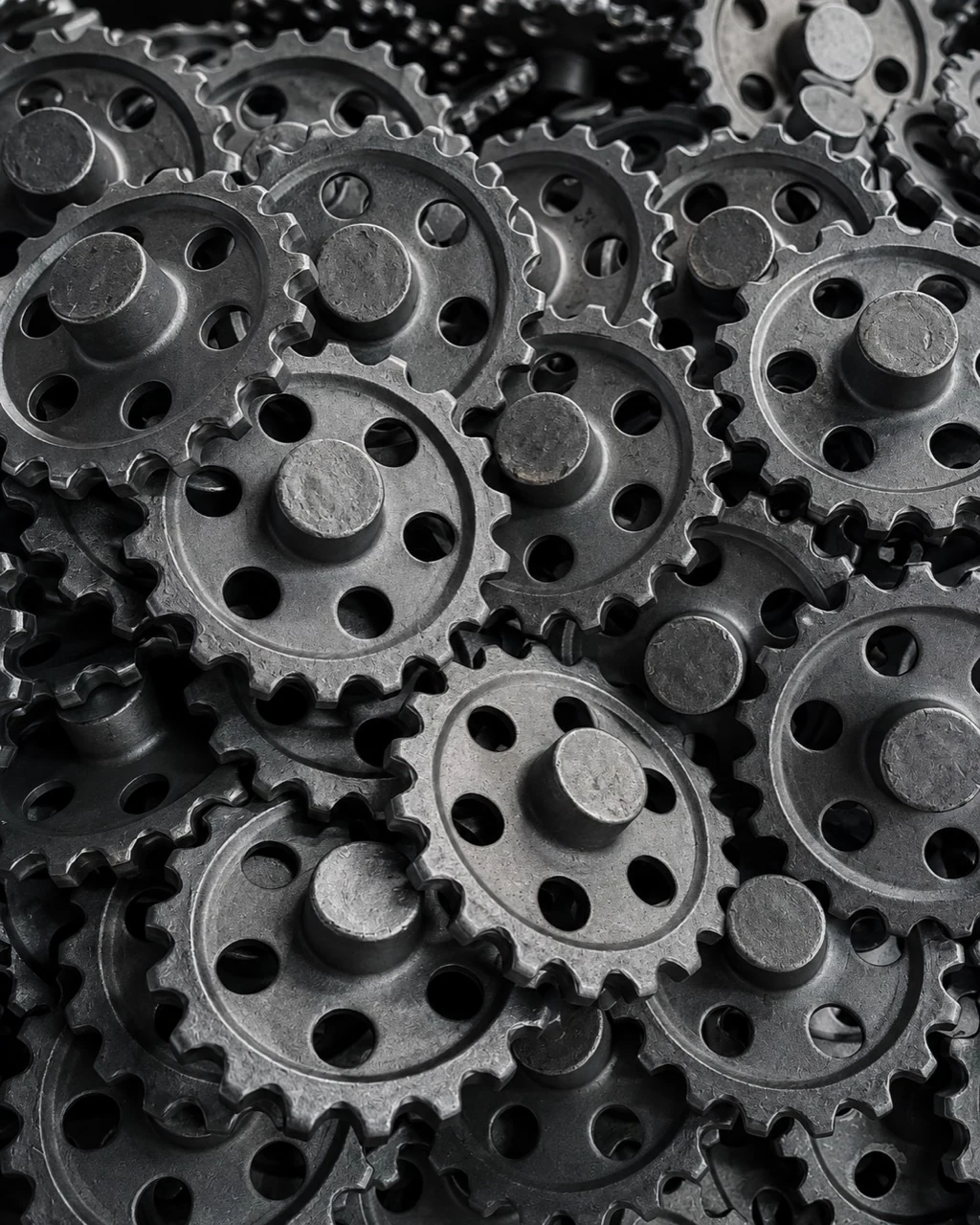 Representative forged sprocket components